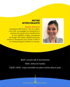 Notre intervenante Candice Charlieux
